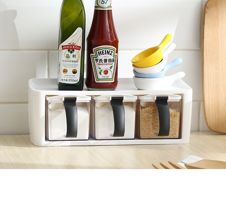 Stackable Kitchen Seasoning Box – Space-Saving Storage Container