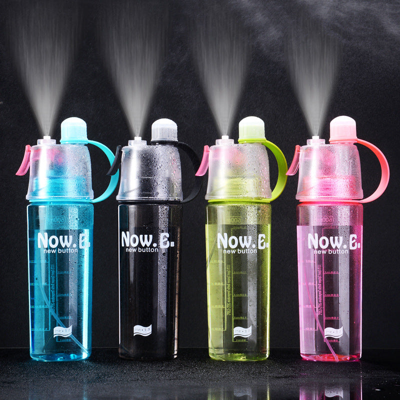Portable Sports Mist Spray Bottle – Outdoor Hydration Cup