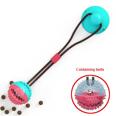 Interactive Suction Cup Tug Toy – Durable Dog Chew Ball for Teeth Cleaning & Play