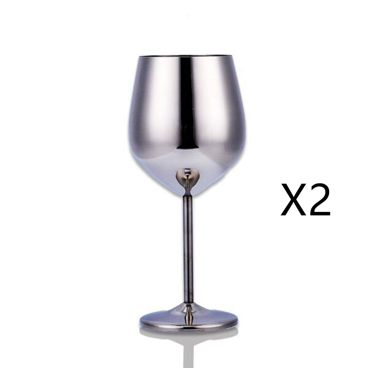 Stainless Steel Wine Glass – Modern & Durable