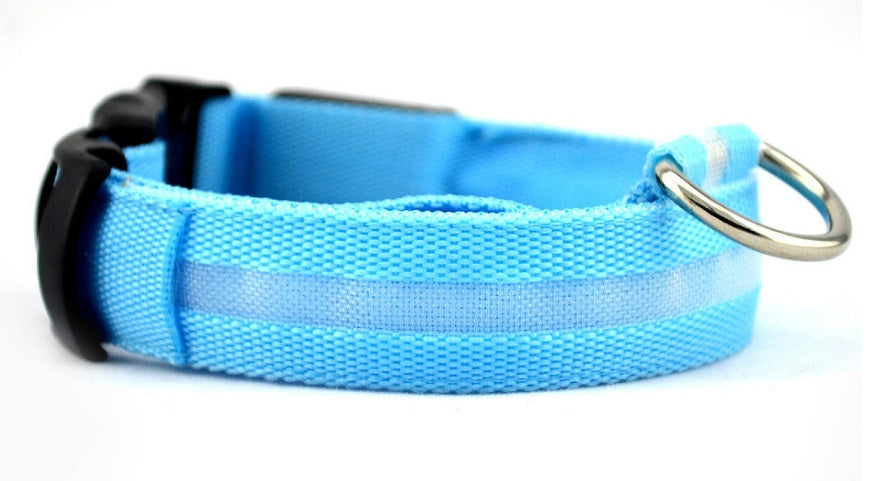 LED Luminous Pet Collar – Adjustable Glow‑in‑the‑Dark Safety Collar for Dogs & Cats