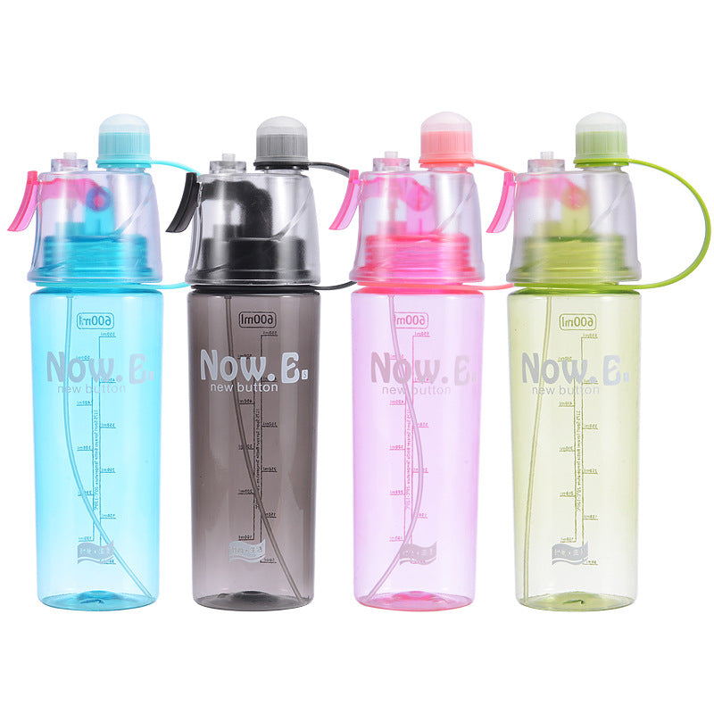Portable Sports Mist Spray Bottle – Outdoor Hydration Cup