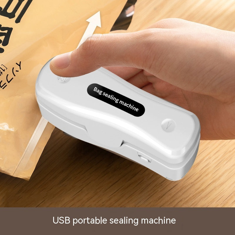 Rechargeable Mini Heat Sealing Machine – Portable Food Bag Sealer