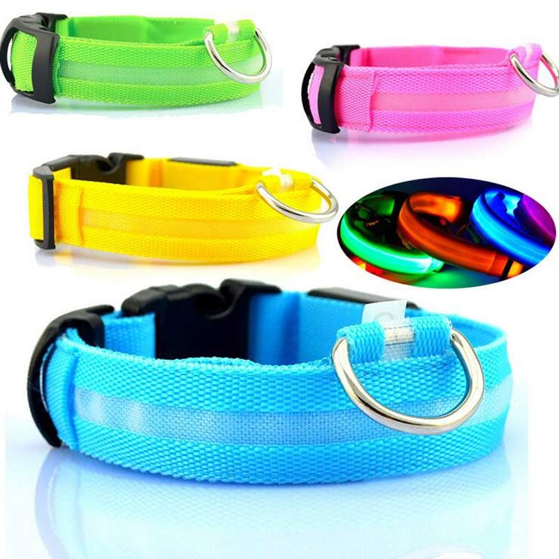 LED Luminous Pet Collar – Adjustable Glow‑in‑the‑Dark Safety Collar for Dogs & Cats
