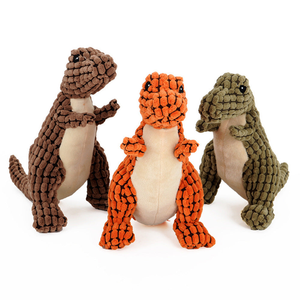 Interactive Dinosaur Dog Toy – Plush Toy for Dogs