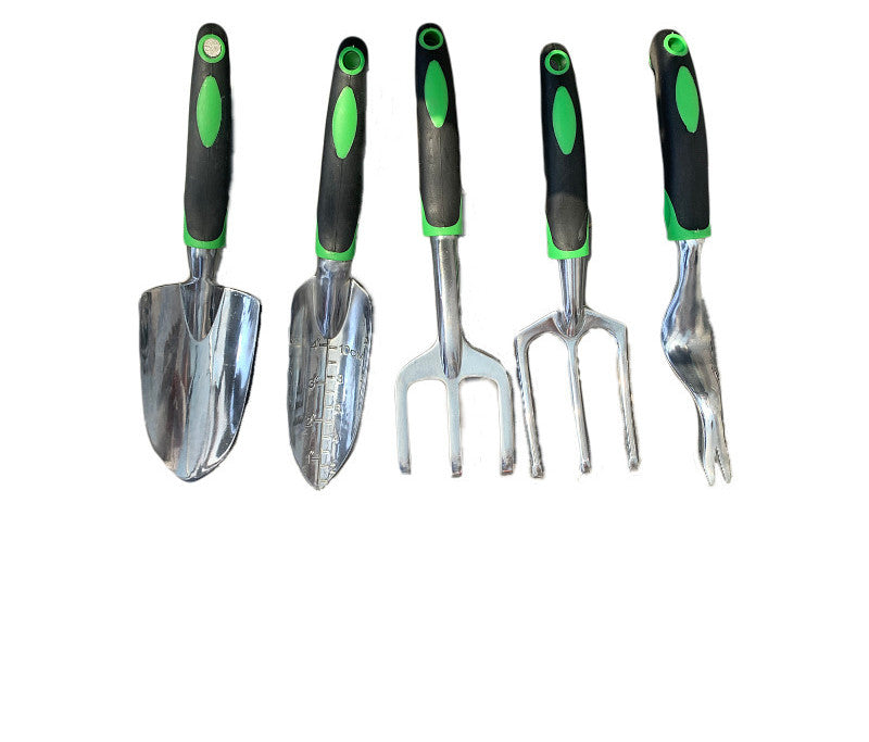 9-Piece Garden Tool Set – Aluminum & Silicone Hand Tools for Gardening