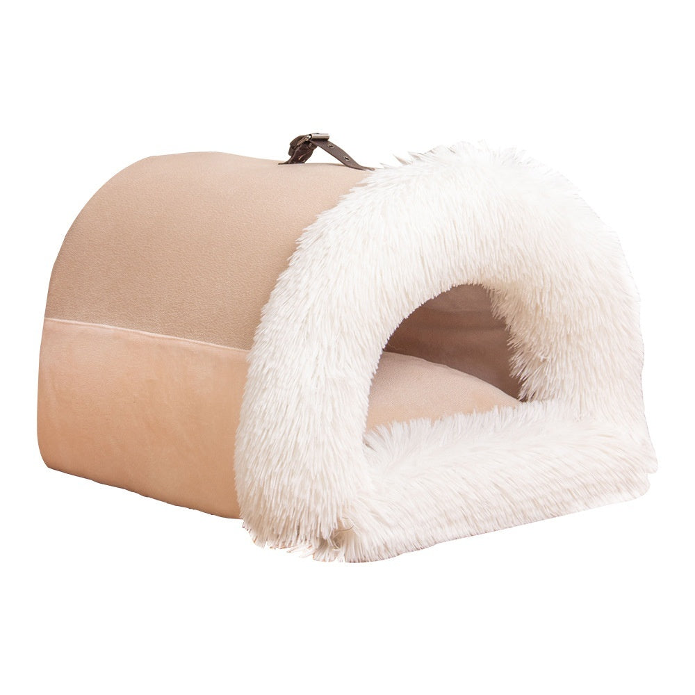 Cozy Pet Nest – Soft & Warm Bed for Cats and Small Dogs