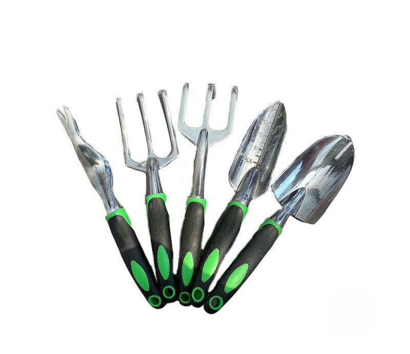 9-Piece Garden Tool Set – Aluminum & Silicone Hand Tools for Gardening